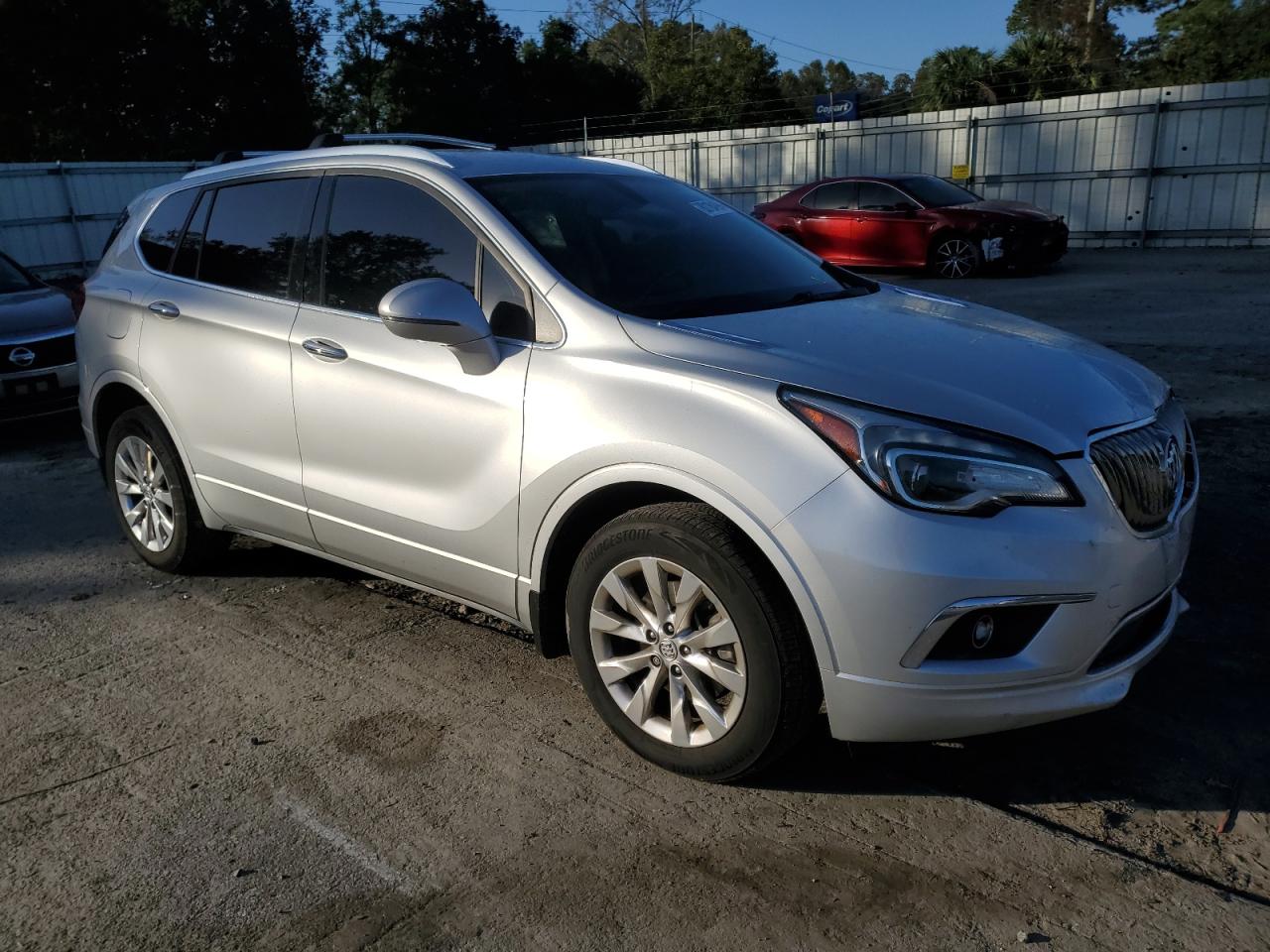 2018 Buick Envision VIN LRBFX1SA9JD007992 Copart auction photo, front end damage thumbnail 4