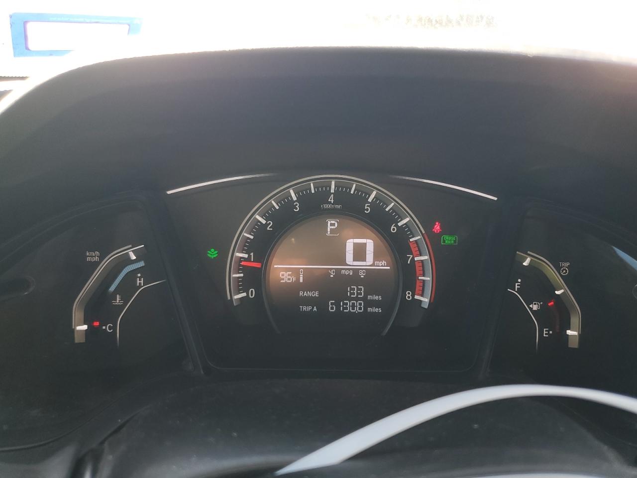 2017 Honda Civic VIN SHHFK7H24HU224242 Copart auction photo, hail damage thumbnail 9