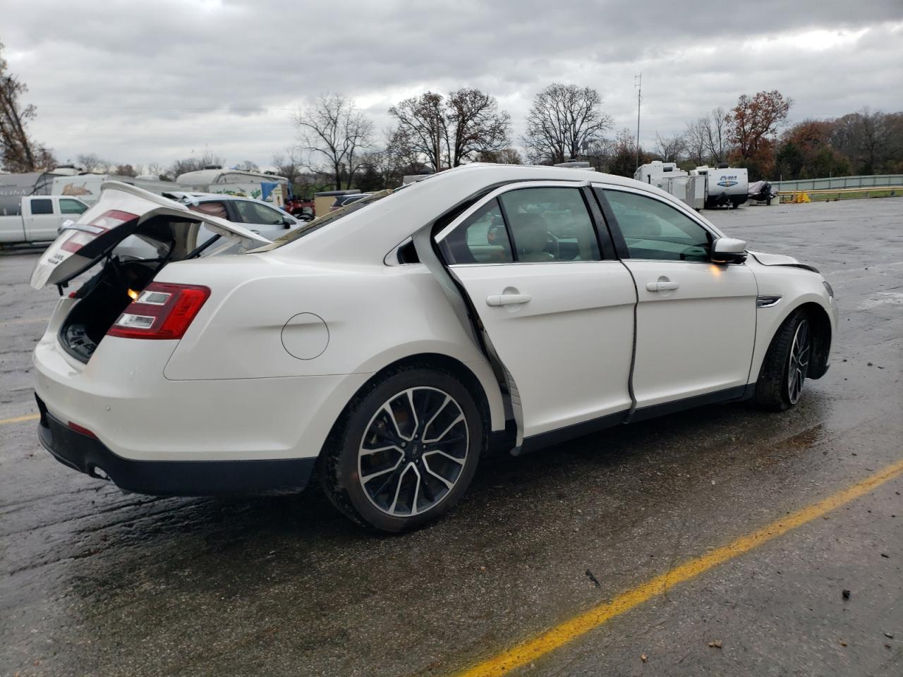 2017 Ford Taurus VIN 1FAHP2E84HG127433 Copart auction photo, all over damage thumbnail 3