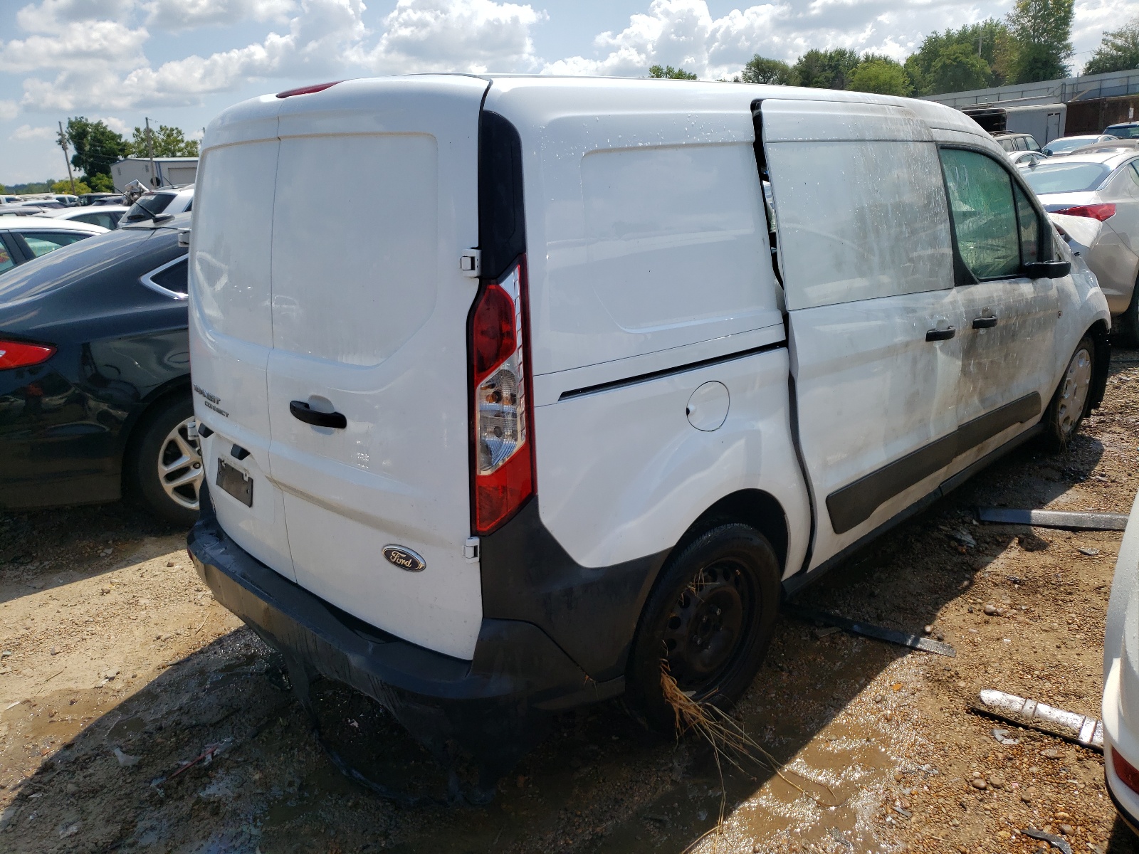 2015 Ford Transit VIN NM0LS7E70F1214203 Copart auction photo, rollover damage thumbnail 4