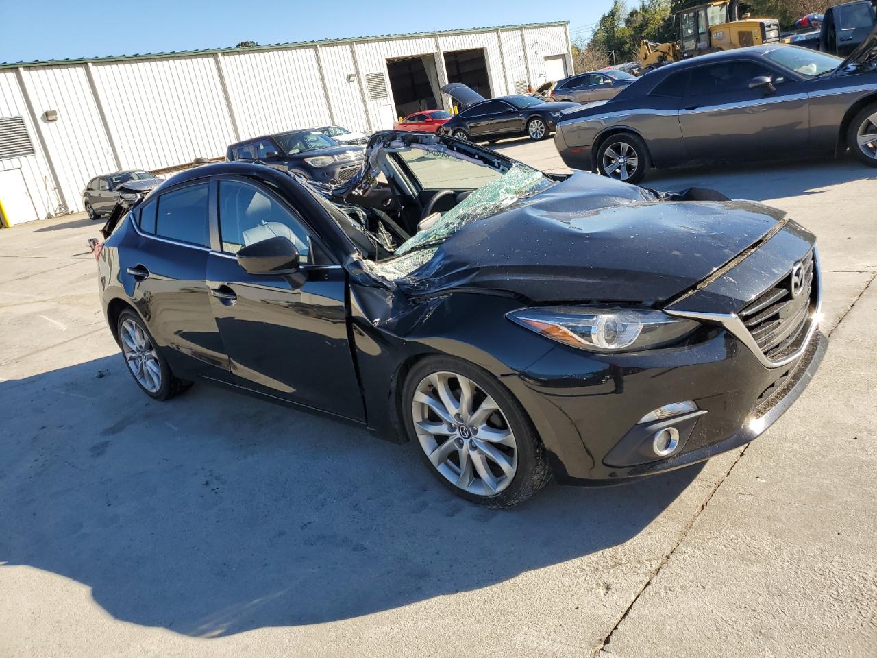 2015 Mazda 3 VIN JM1BM1M33F1270821 Copart auction photo, all over damage thumbnail 4