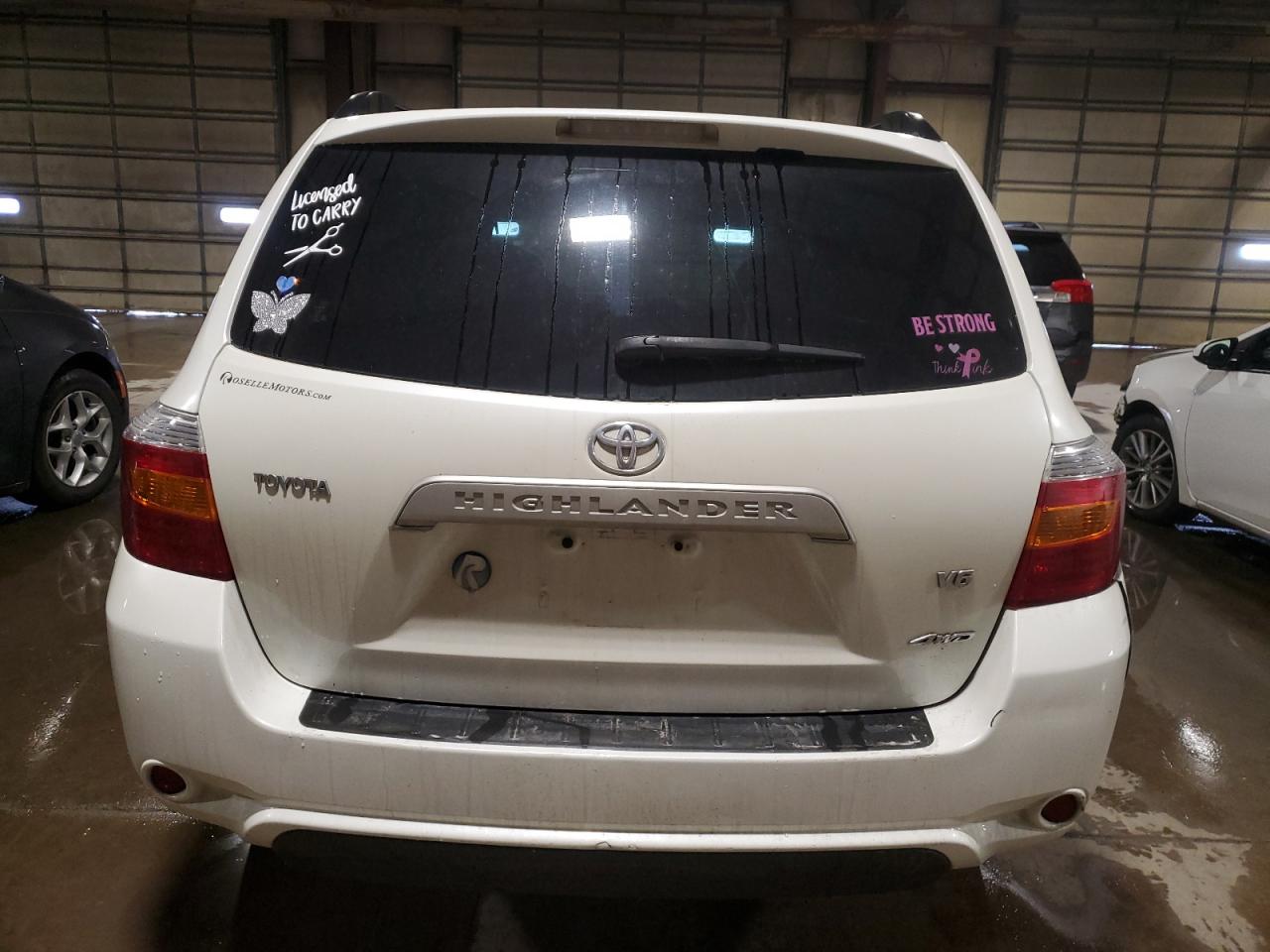 2009 Toyota Highlander VIN JTEES41A492149409 Copart auction photo, front end / minor dent/scratches damage thumbnail 6