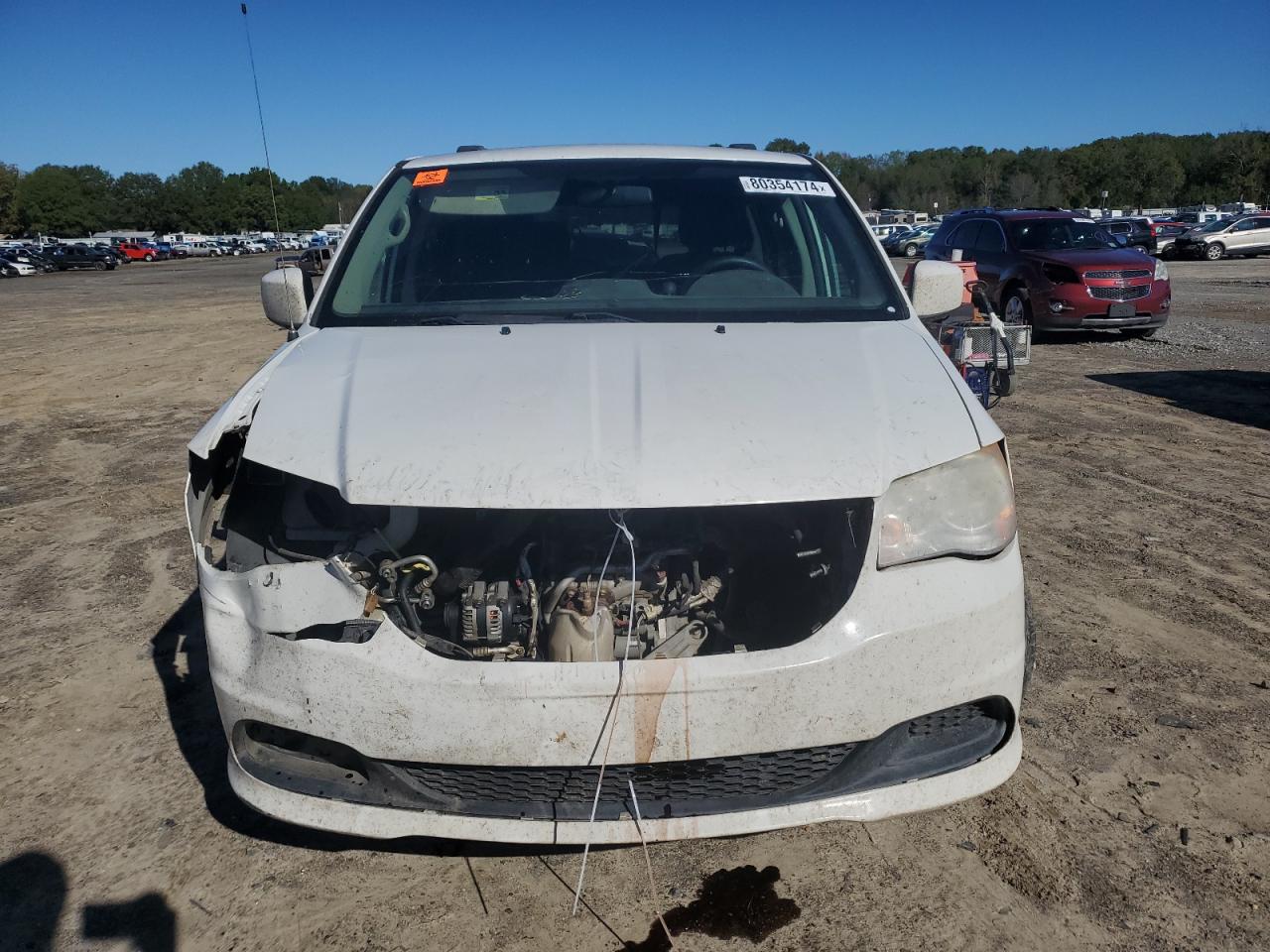 2013 Dodge Caravan VIN 2C4RDGCGXDR676545 Copart auction photo, front end / minor dent/scratches damage thumbnail 5