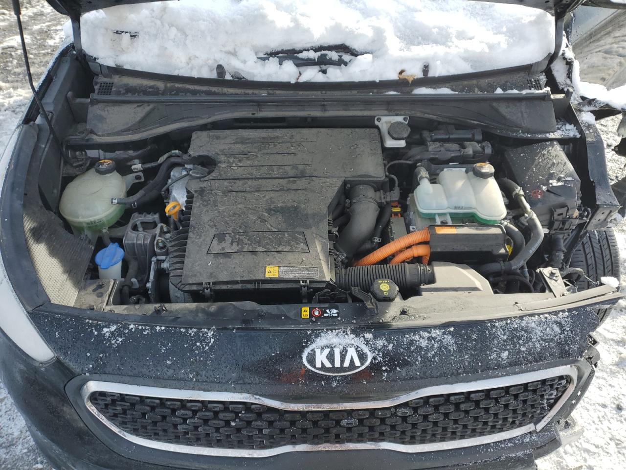 2017 KIA Niro VIN KNDCC3LC4H5061071 Copart auction photo, front end / side damage thumbnail 12