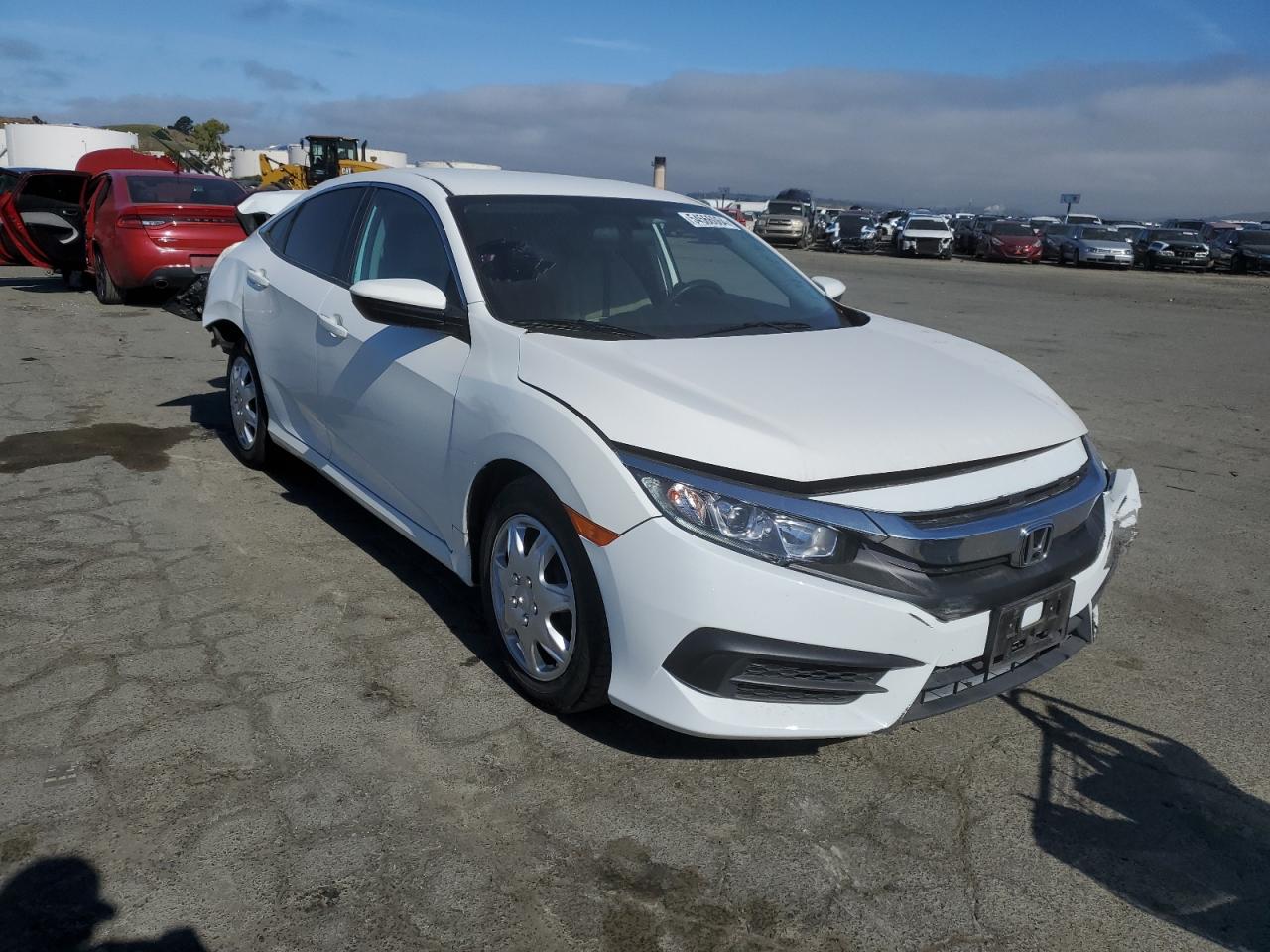 2016 Honda Civic VIN 2HGFC2F52GH521695 Copart auction photo, all over damage thumbnail 4