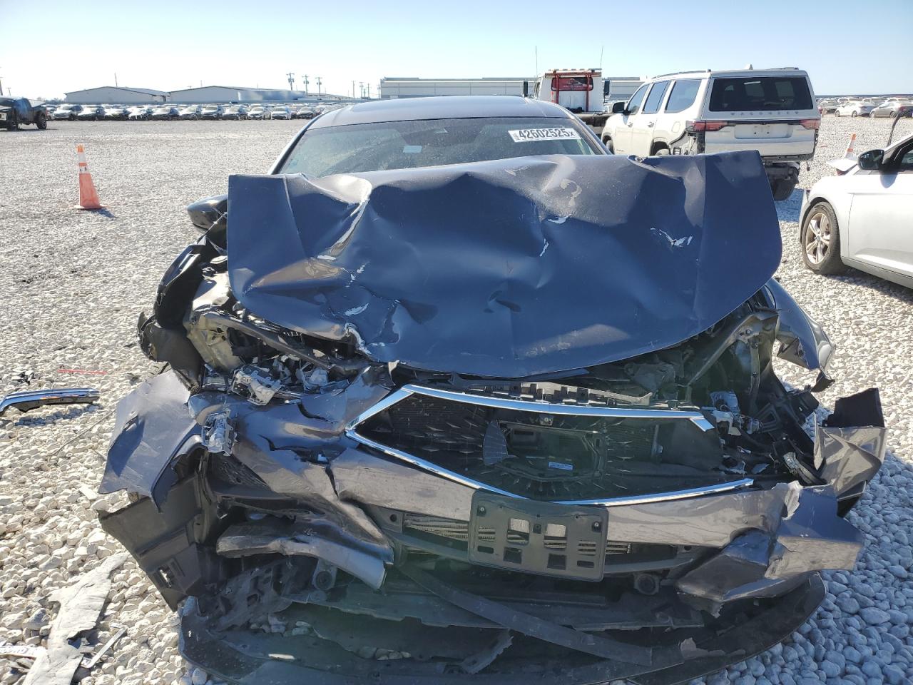 2021 Acura TLX VIN 19UUB5F66MA000476 Copart auction photo, front end damage thumbnail 5