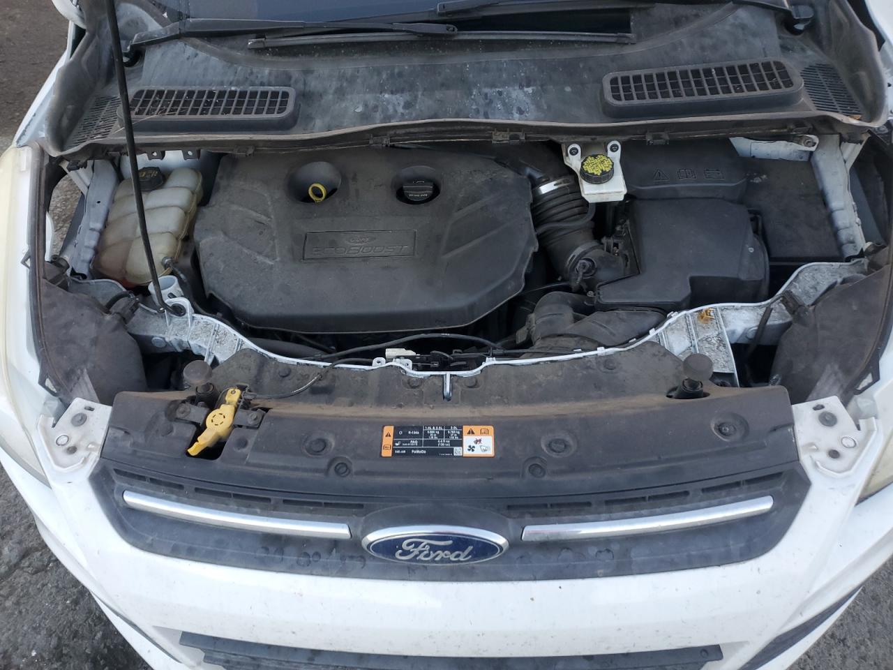 2016 Ford Escape VIN 1FMCU0G9XGUB61752 Copart auction photo, front end damage thumbnail 12