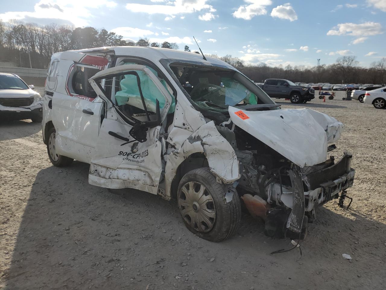 2020 Ford Transit VIN NM0LS7F21L1440622 Copart auction photo, rollover damage thumbnail 4