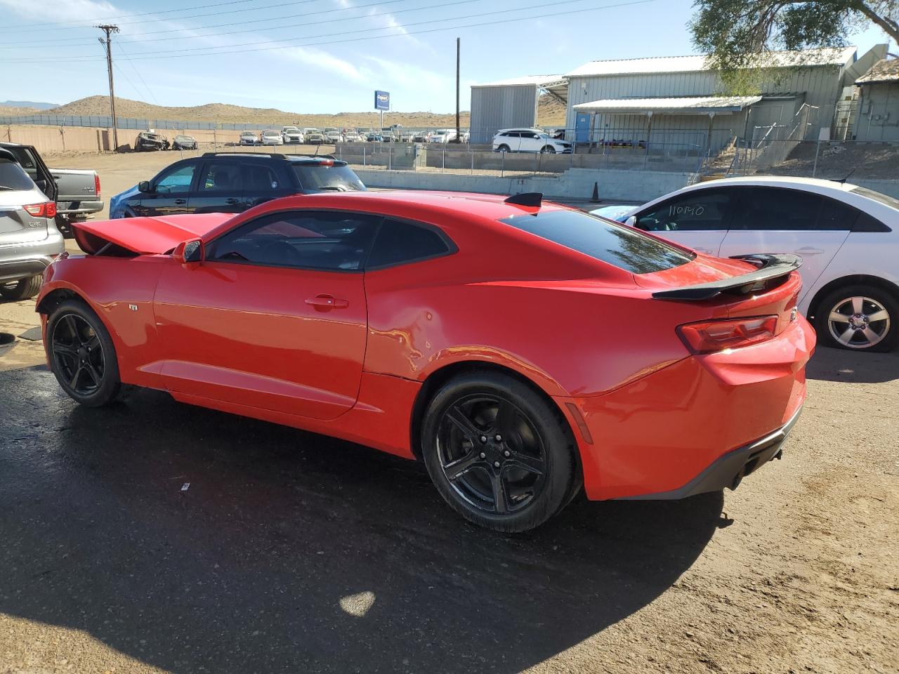 2017 Chevrolet Camaro VIN 1G1FD1RSXH0145477 Copart auction photo, front end / side damage thumbnail 2