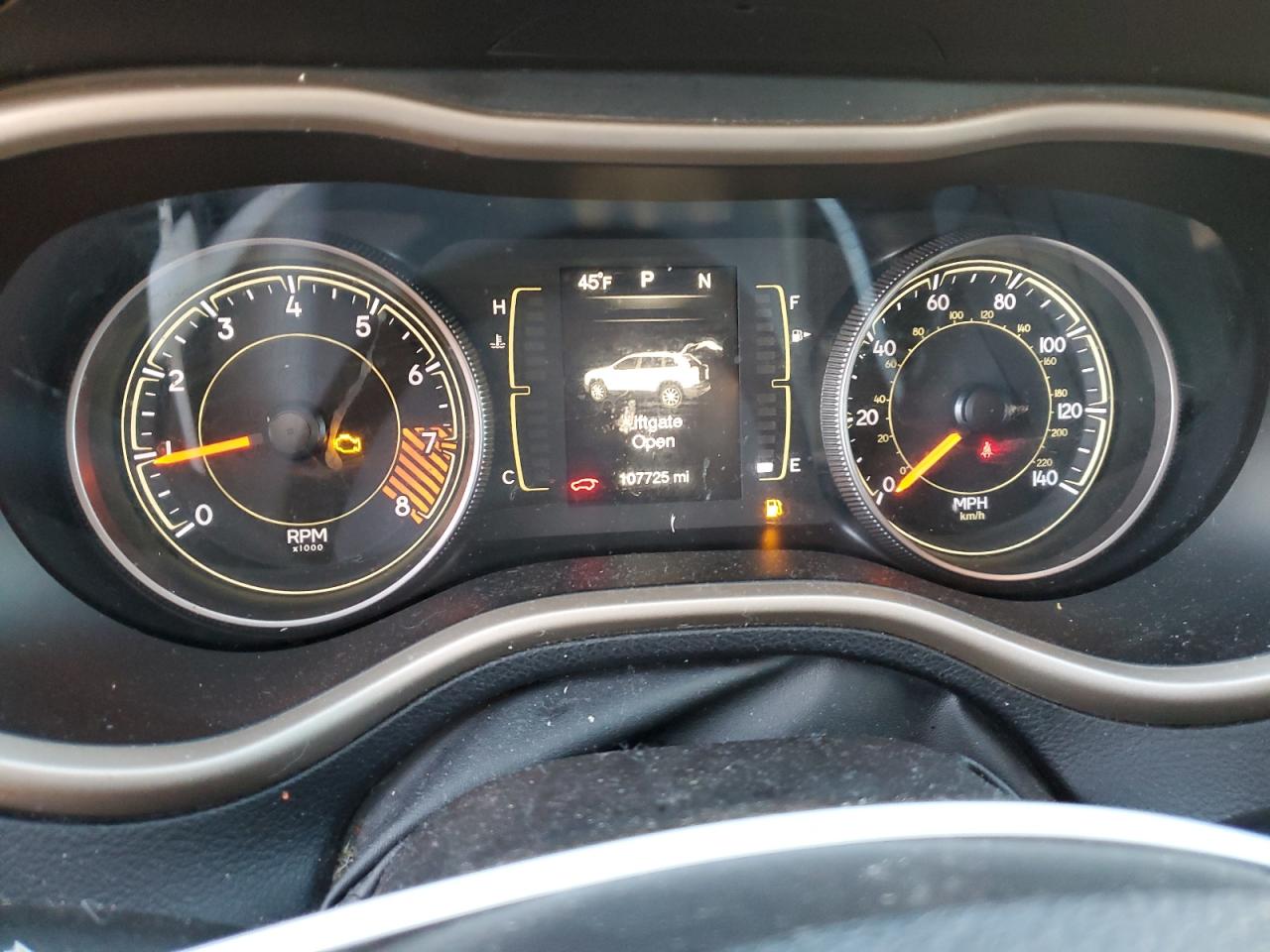 2015 Jeep Grand Cherokee VIN 1C4PJMCS1FW664006 Copart auction photo, front end / rear end damage thumbnail 9