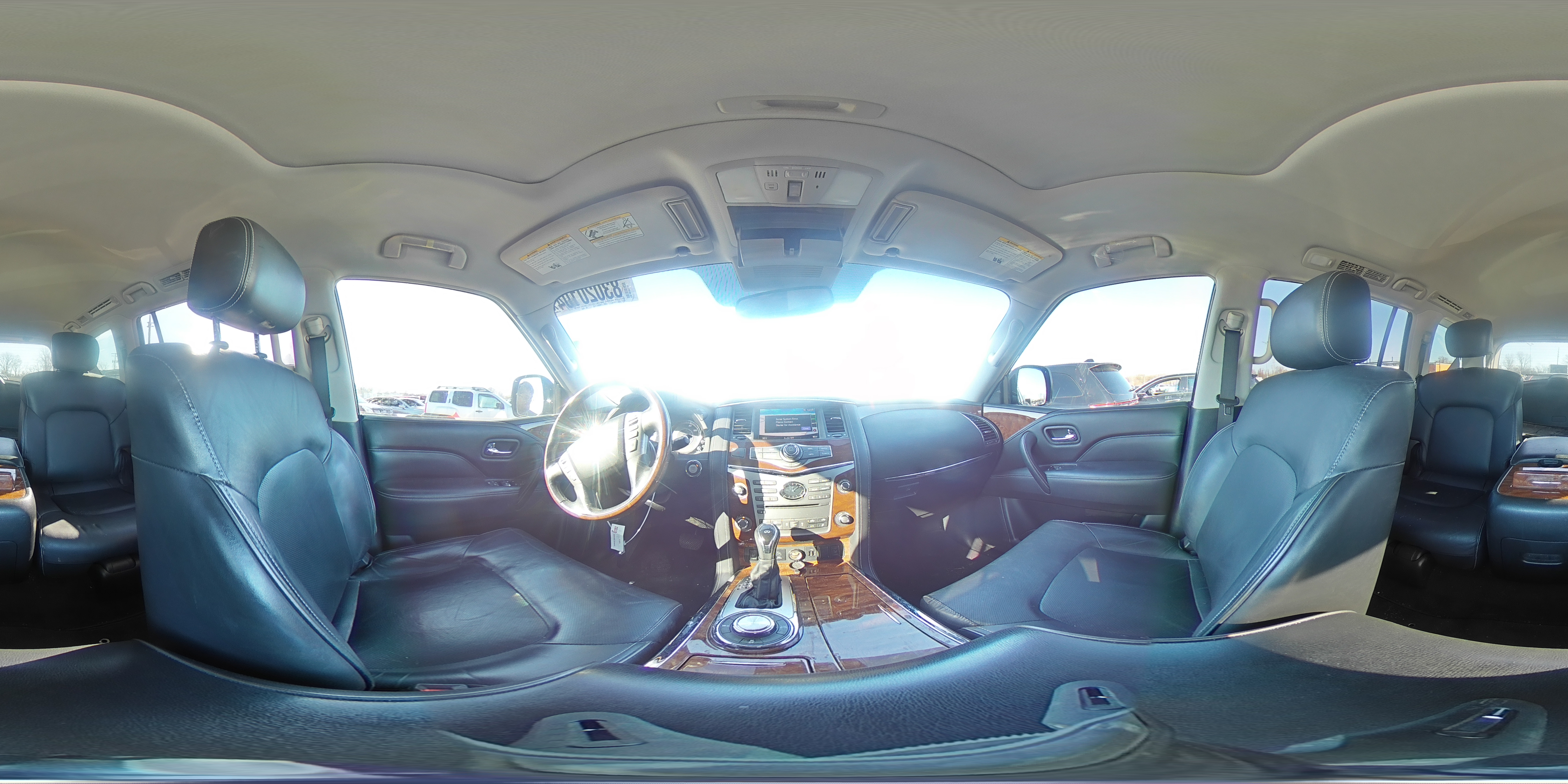 2018 Infiniti QX80 VIN JN8AZ2NE8J9195051 Copart auction photo, front end damage thumbnail 14