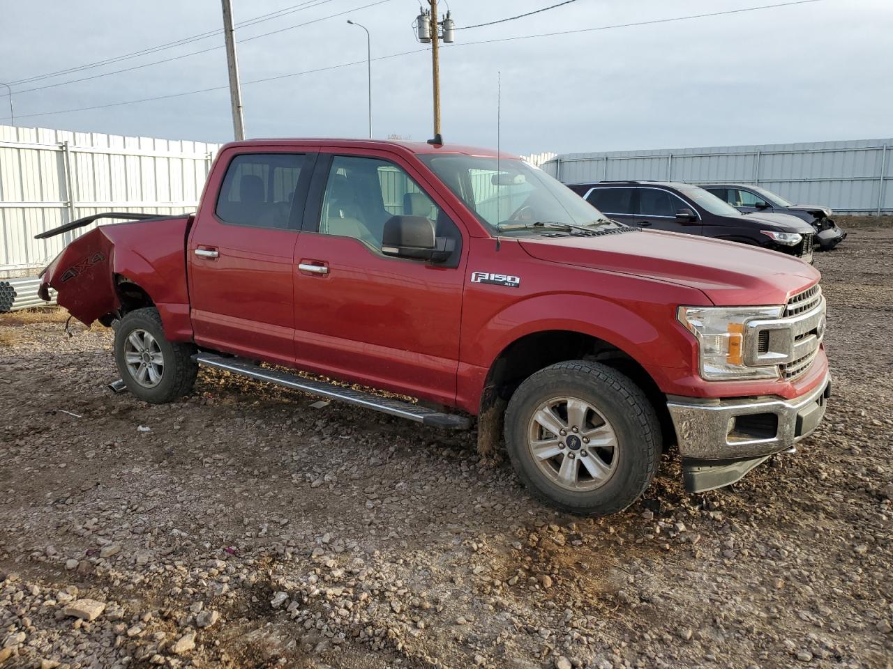 2020 Ford F-150 VIN 1FTEW1E43LKF08039 Copart auction photo, rear end damage thumbnail 4