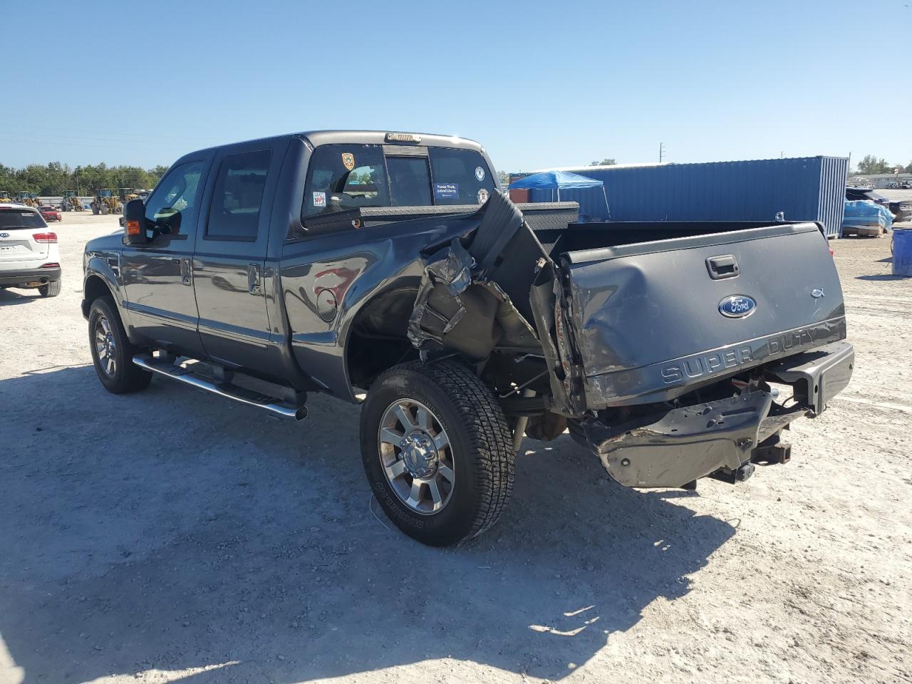 2008 Ford F250 VIN 1FTSW21538EC91573 Copart auction photo, rear end damage thumbnail 2