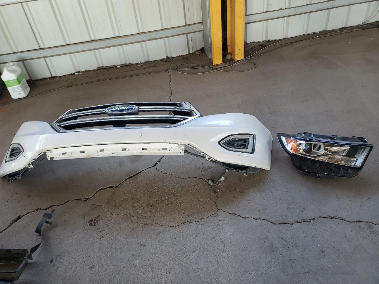 2015 Ford Edge VIN 2FMTK3J93FBB15068 Copart auction photo, undercarriage / front end damage thumbnail 13