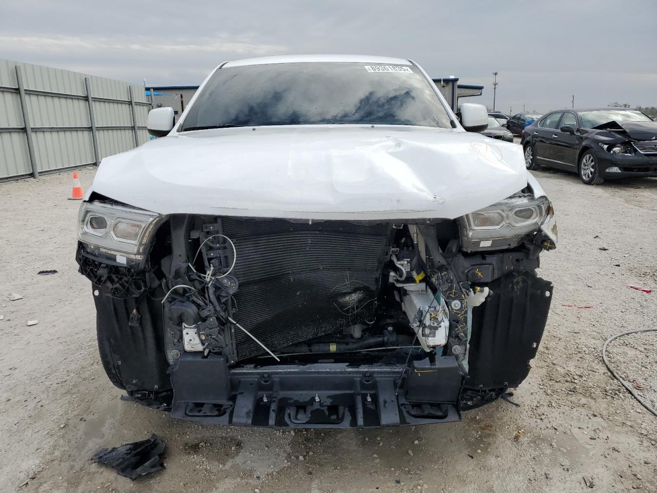 2021 Dodge Durango VIN 1C4RDHAG4MC693682 Copart auction photo, front end damage thumbnail 5