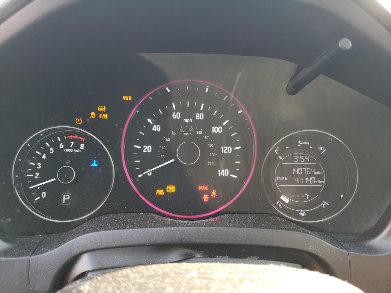 2017 Honda HR-V VIN 3CZRU6H54HM716157 Copart auction photo, front end / minor dent/scratches damage thumbnail 9