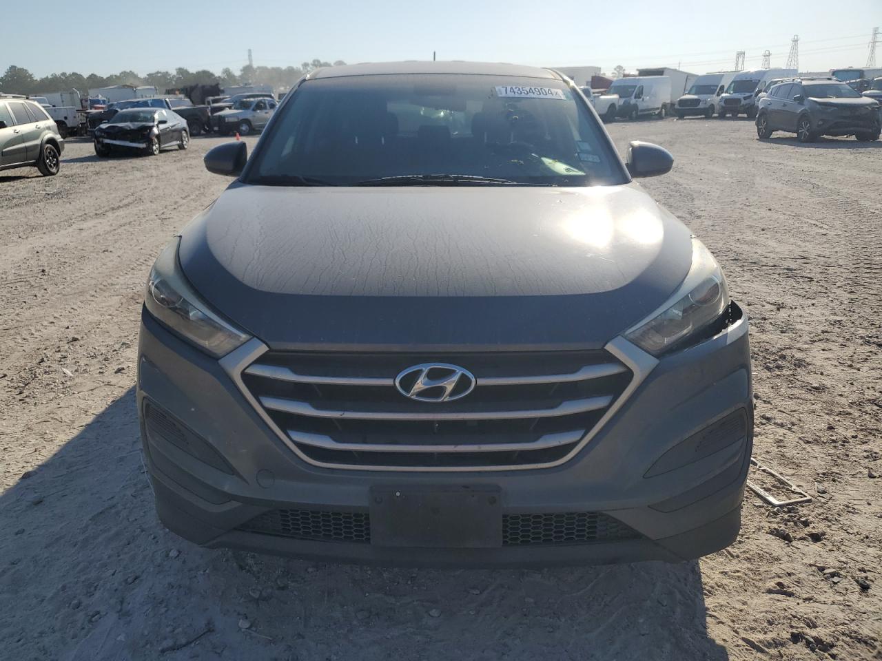 2017 Hyundai Tucson VIN KM8J23A46HU575236 Copart auction photo, side / frame damage damage thumbnail 5