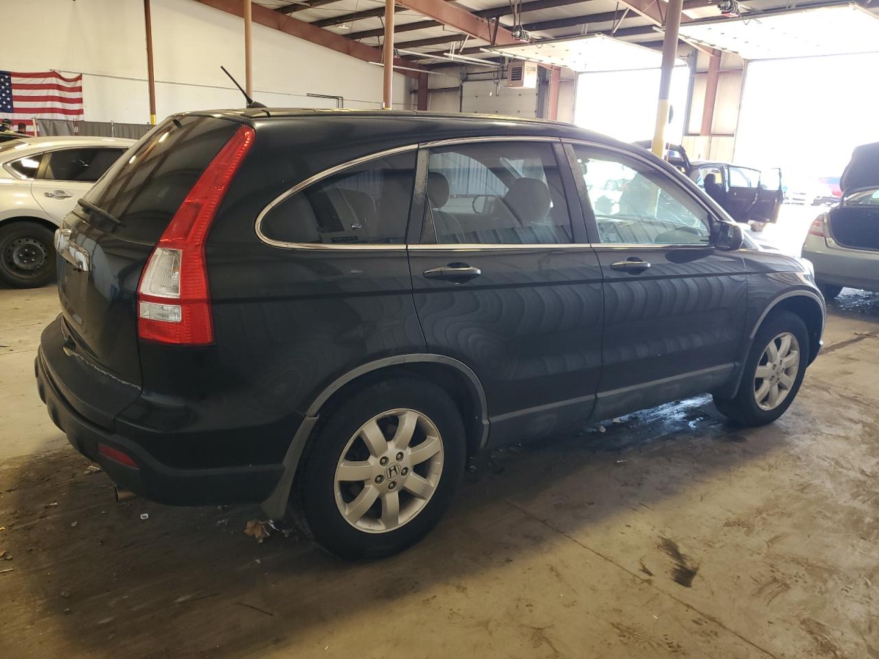 2007 Honda CR-V VIN JHLRE48537C069437 Copart auction photo, side / rear end damage thumbnail 3