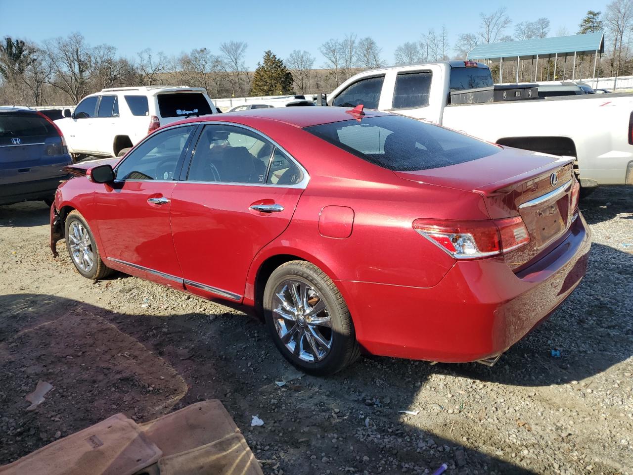 2011 Lexus ES VIN JTHBK1EG1B2435095 Copart auction photo, front end damage thumbnail 2