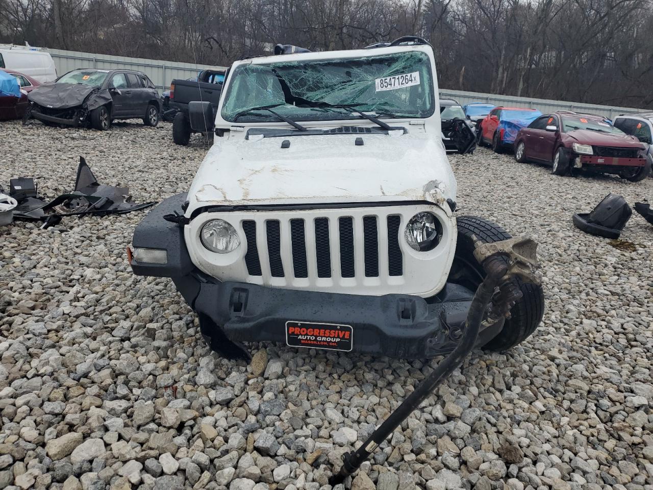 2020 Jeep Wrangler VIN 1C4GJXAN5LW227927 Copart auction photo, all over damage thumbnail 5