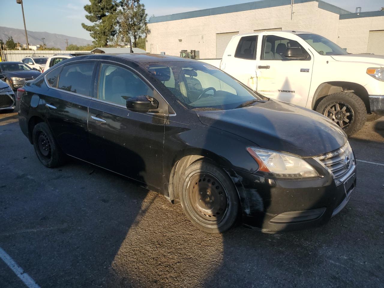 2015 Nissan Sentra VIN 3N1AB7APXFY257316 Copart auction photo, side / mechanical damage thumbnail 4