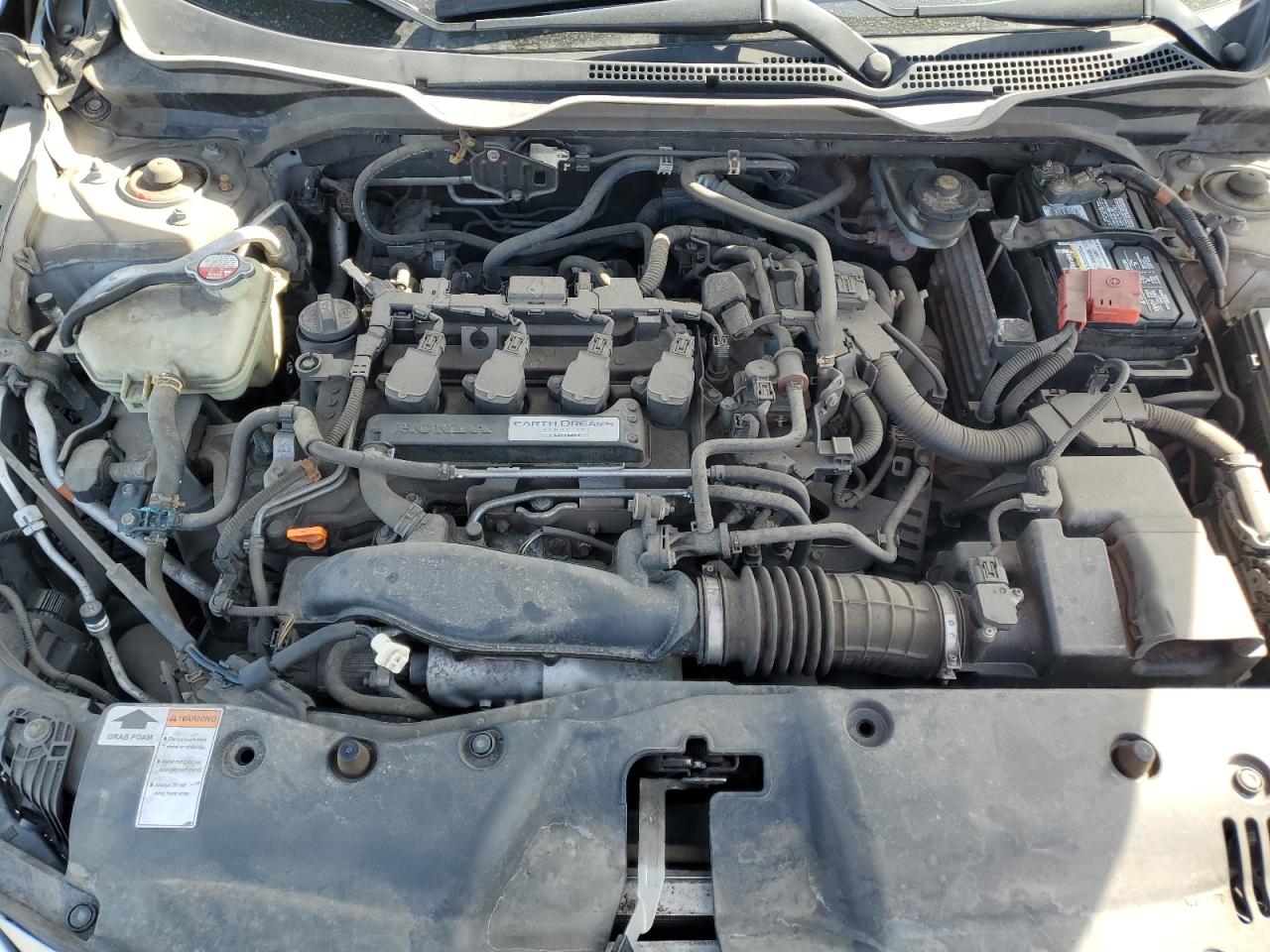 2016 Honda Civic VIN 2HGFC1F7XGH636783 Copart auction photo, front end damage thumbnail 11