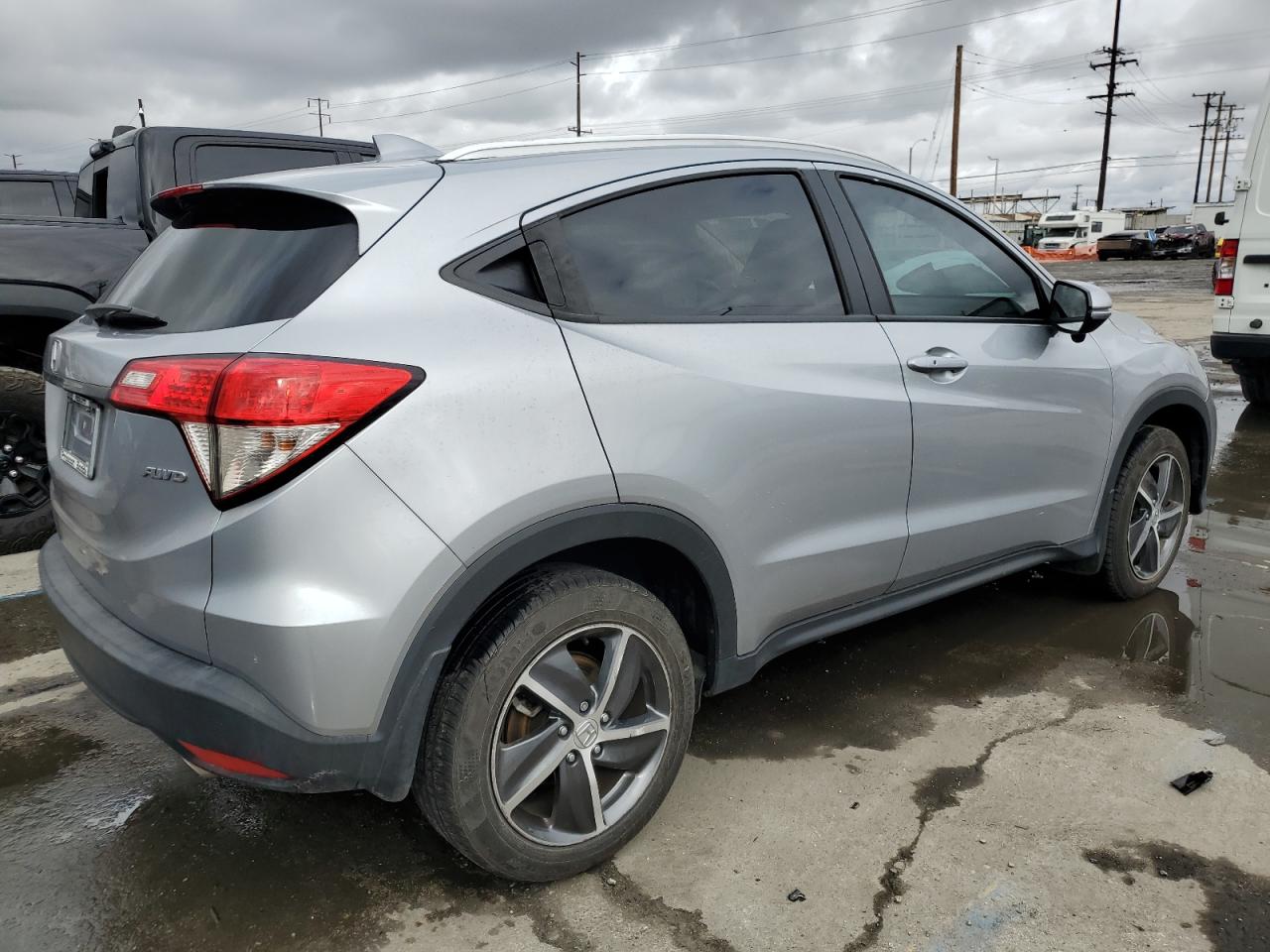 2022 Honda HR-V VIN 3CZRU6H52NM730554 Copart auction photo, front end damage thumbnail 3