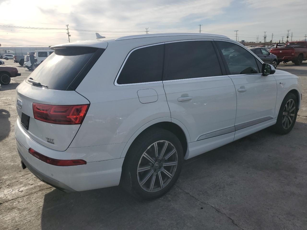 2017 Audi Q7 VIN WA1LAAF70HD028867 Copart auction photo, undercarriage damage thumbnail 3