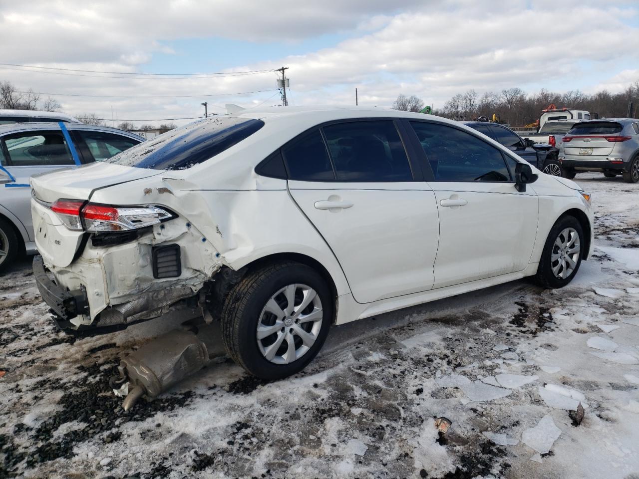 2020 Toyota Corolla VIN 5YFEPRAE6LP064991 Copart auction photo, all over damage thumbnail 3