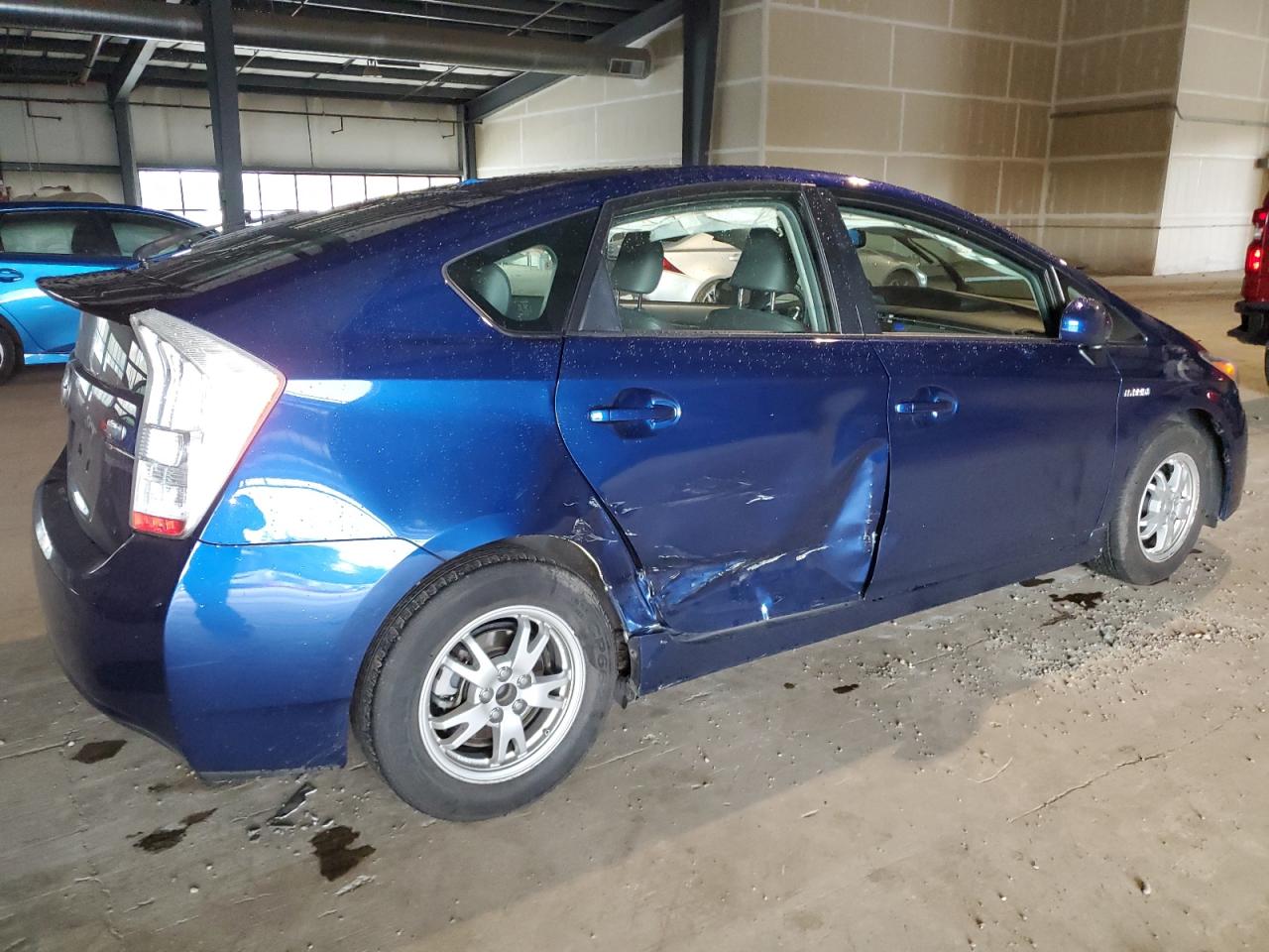 2010 Toyota Prius VIN JTDKN3DU0A1110034 Copart auction photo, side damage thumbnail 3