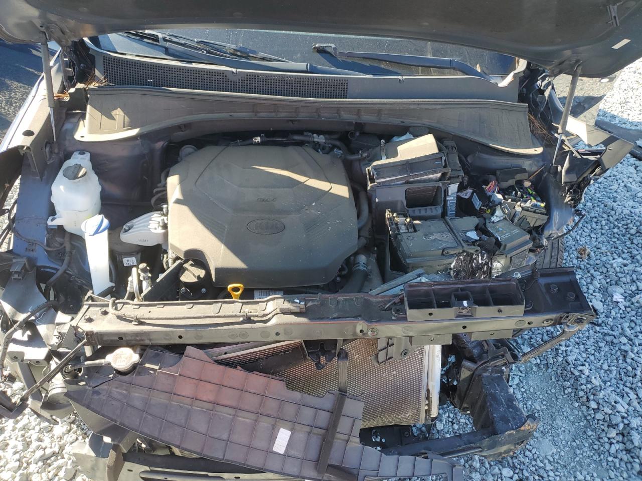 2019 KIA Sorento VIN 5XYPG4A59KG495369 Copart auction photo, front end / side damage thumbnail 13