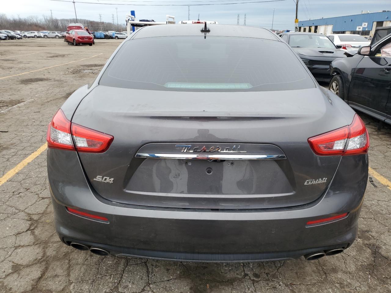 2018 Maserati Ghibli VIN ZAM57YTA8J1267284 Copart auction photo, stripped damage thumbnail 6