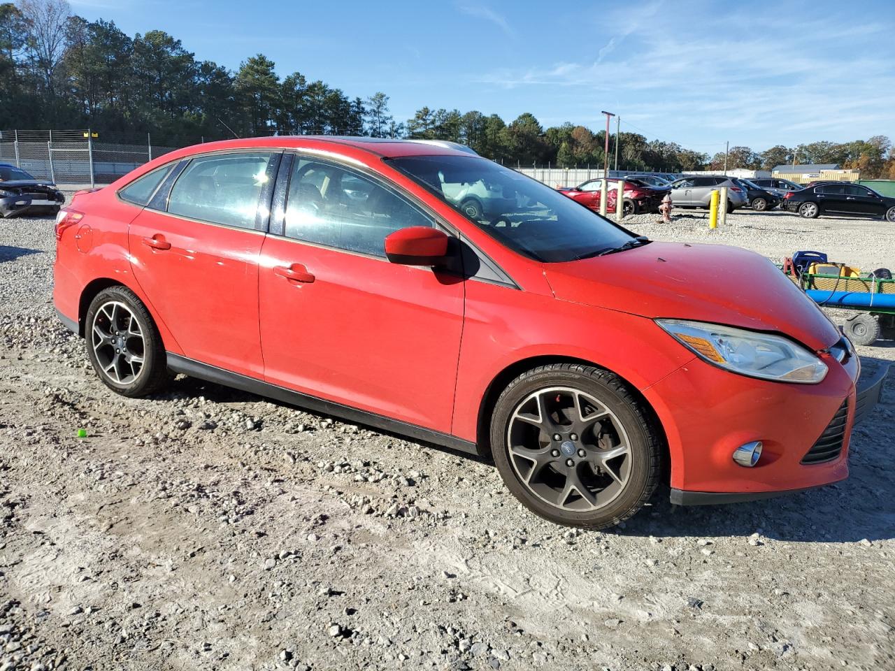 2012 Ford Focus VIN 1FAHP3F21CL447907 Copart auction photo, front end damage thumbnail 4