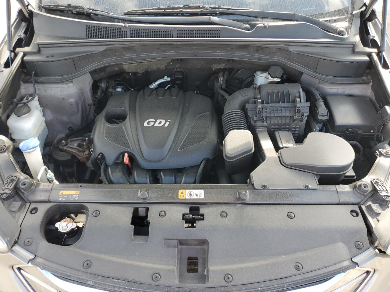 2013 Hyundai Santa Fe VIN 5XYZUDLB5DG009597 Copart auction photo, front end / minor dent/scratches damage thumbnail 12