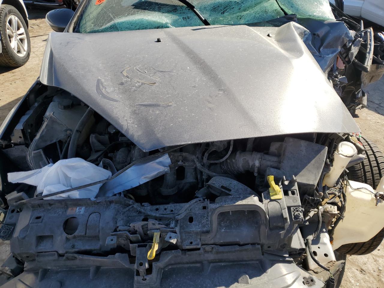 2014 Ford Fiesta VIN 3FADP4BJ9EM234223 Copart auction photo, front end / side damage thumbnail 12
