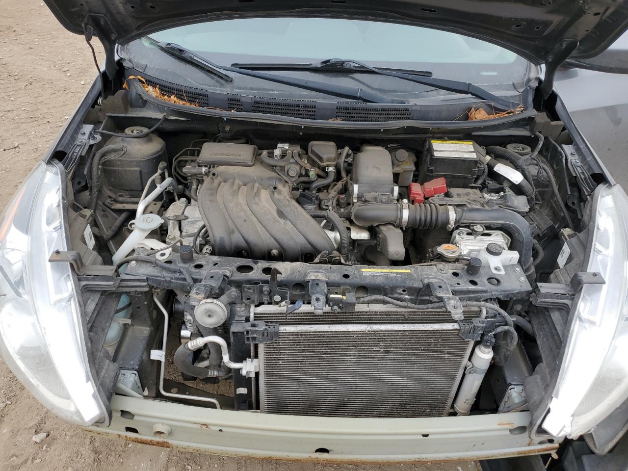 2017 Nissan Versa VIN 3N1CN7AP4HL898851 Copart auction photo, front end / hail damage thumbnail 13