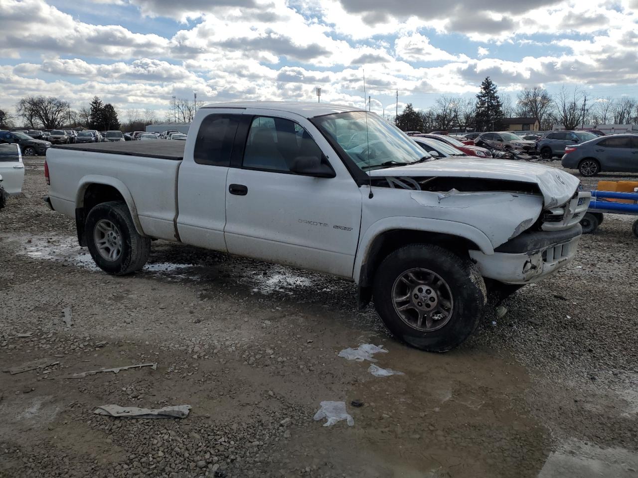 2002 Dodge Dakota VIN 1B7GG32N02S520775 Copart auction photo, front end / side damage thumbnail 4