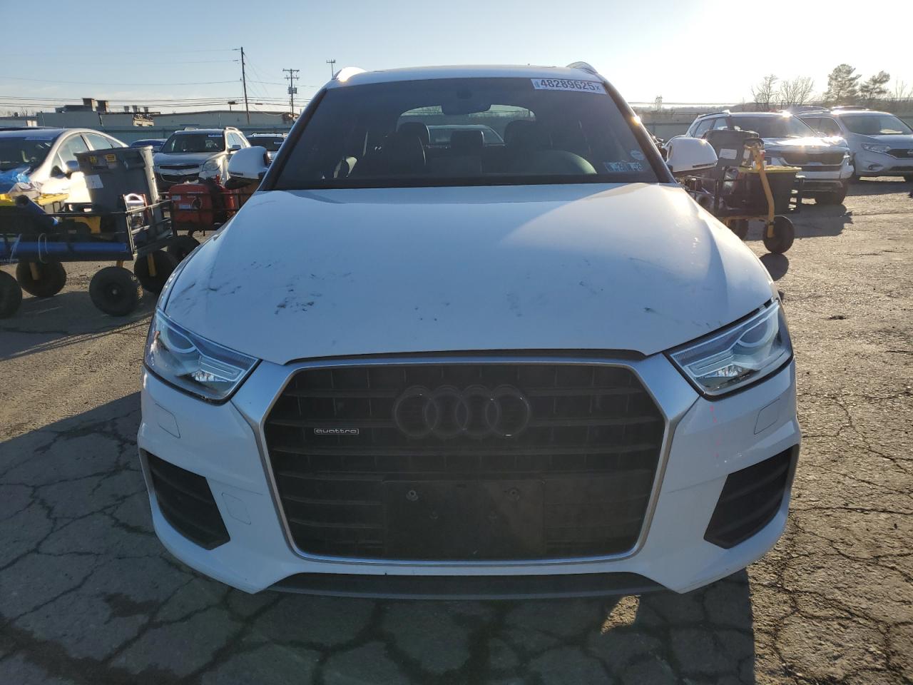 2016 Audi Q3 VIN WA1EFCFS1GR011507 Copart auction photo, rear end damage thumbnail 5