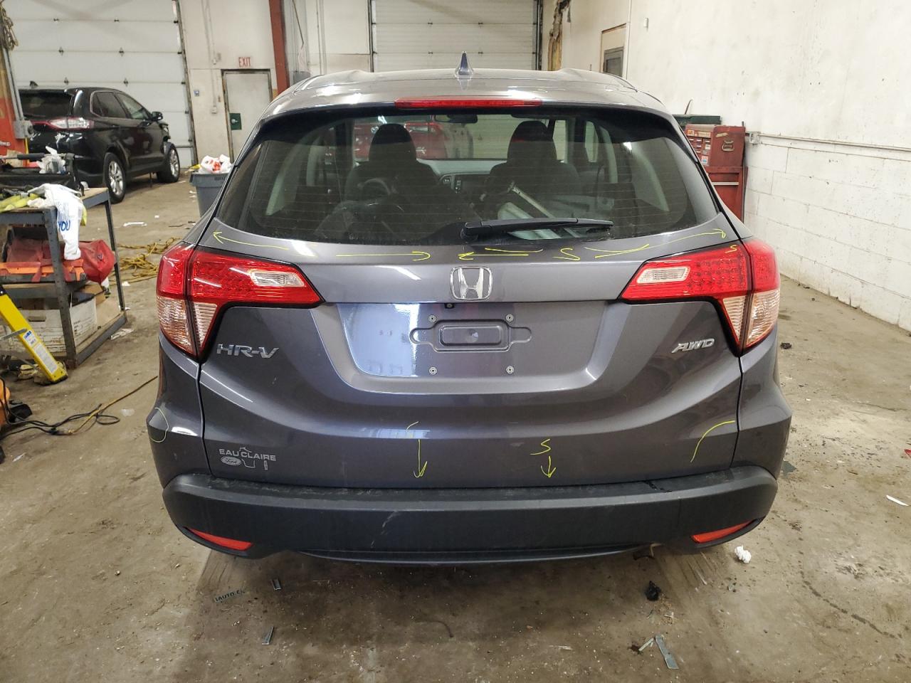 2018 Honda HR-V VIN 3CZRU6H30JG718670 Copart auction photo, front end damage thumbnail 6