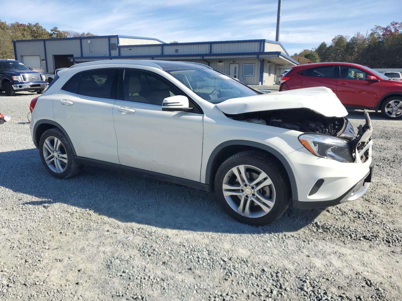 2015 Mercedes-Benz GLA-klasse VIN WDCTG4GB9FJ059861 Copart auction photo, front end damage thumbnail 4