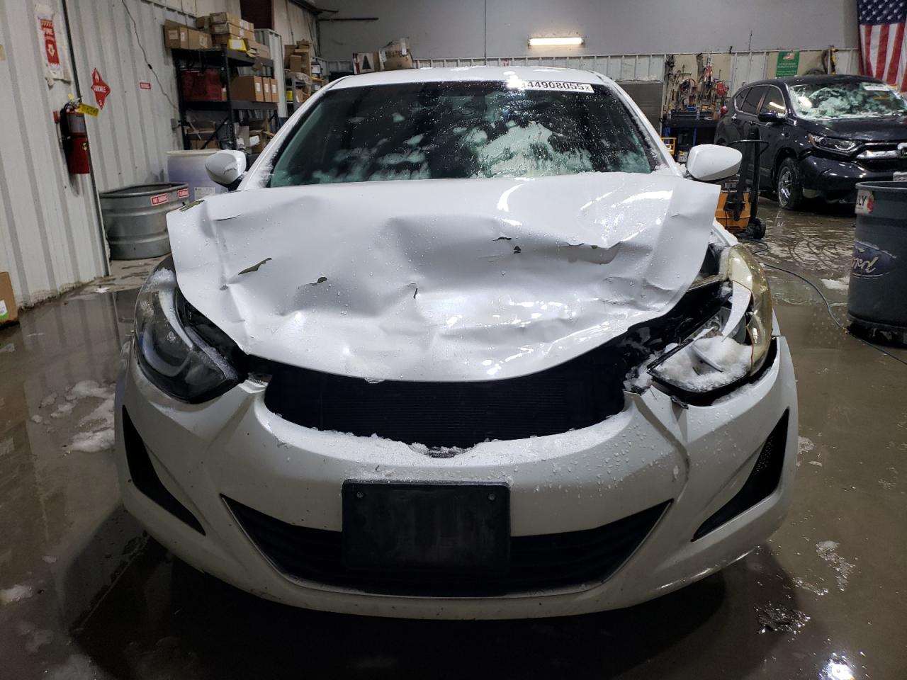 2015 Hyundai Elantra VIN 5NPDH4AE4FH606330 Copart auction photo, front end damage thumbnail 5