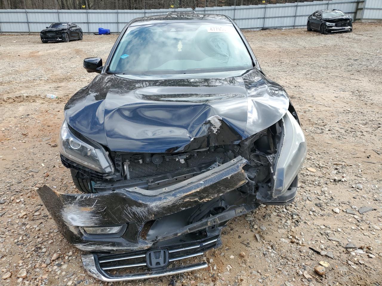 2015 Honda Accord VIN 1HGCR3F88FA032796 Copart auction photo, front end / side damage thumbnail 5