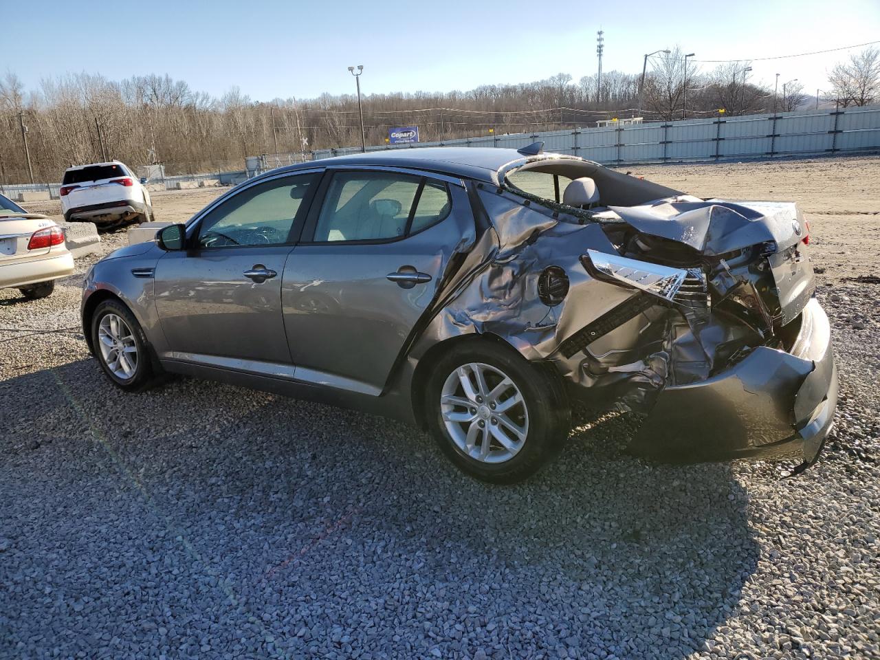 2013 KIA Optima VIN 5XXGM4A76DG244326 Copart auction photo, rear end / front end damage thumbnail 2