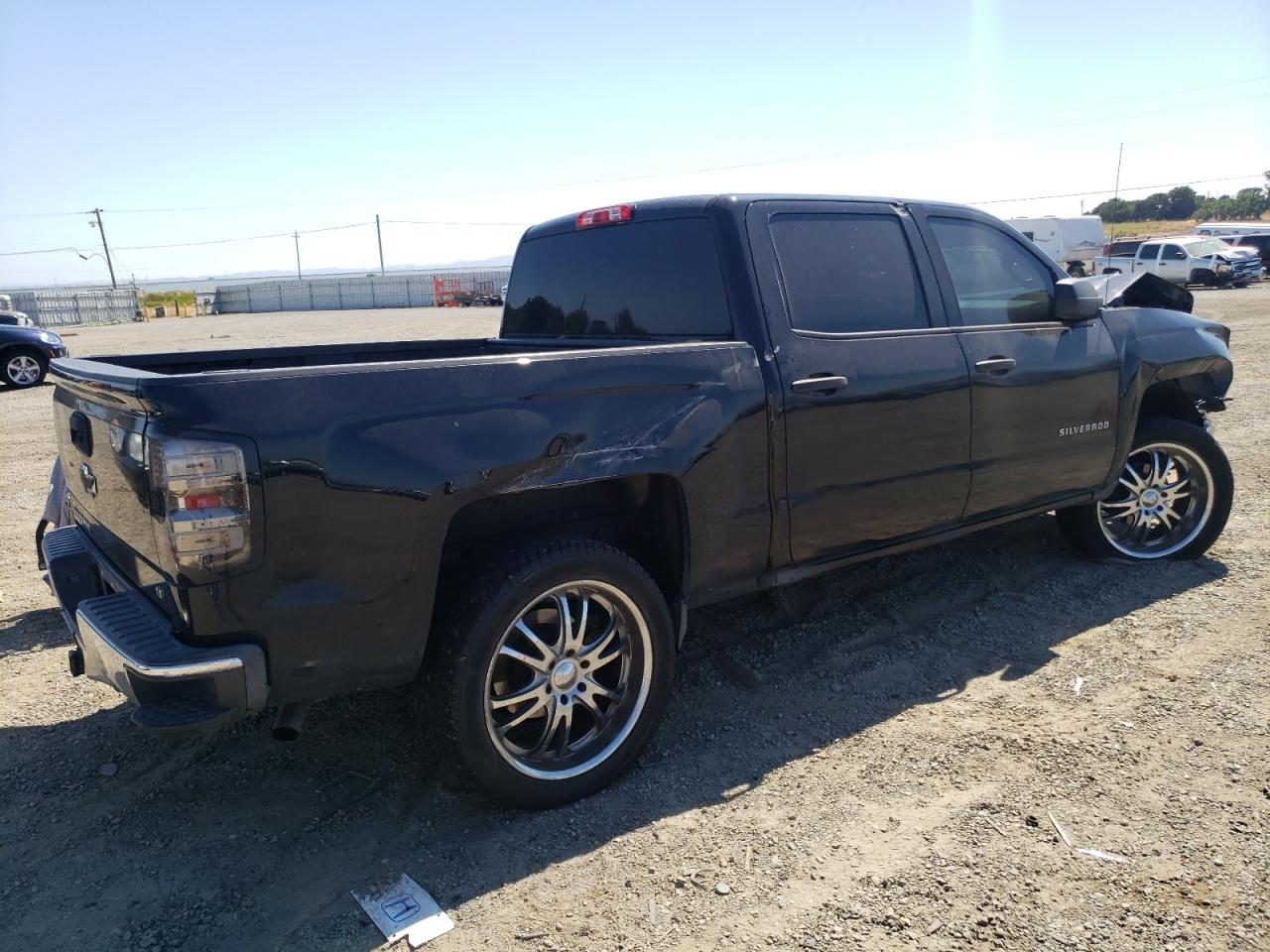 2014 Chevrolet Silverado VIN 3GCPCREC2EG320758 Copart auction photo, front end damage thumbnail 3