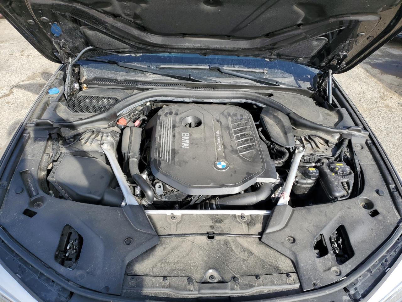 2018 BMW 5er VIN WBAJE7C5XJWD52488 Copart auction photo, side / rear end damage thumbnail 11