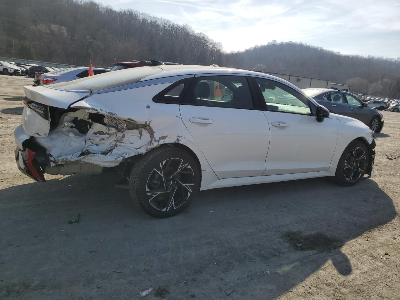2025 KIA K5 VIN KNAG64J7XS5285020 Copart auction photo, rear end / front end damage thumbnail 3