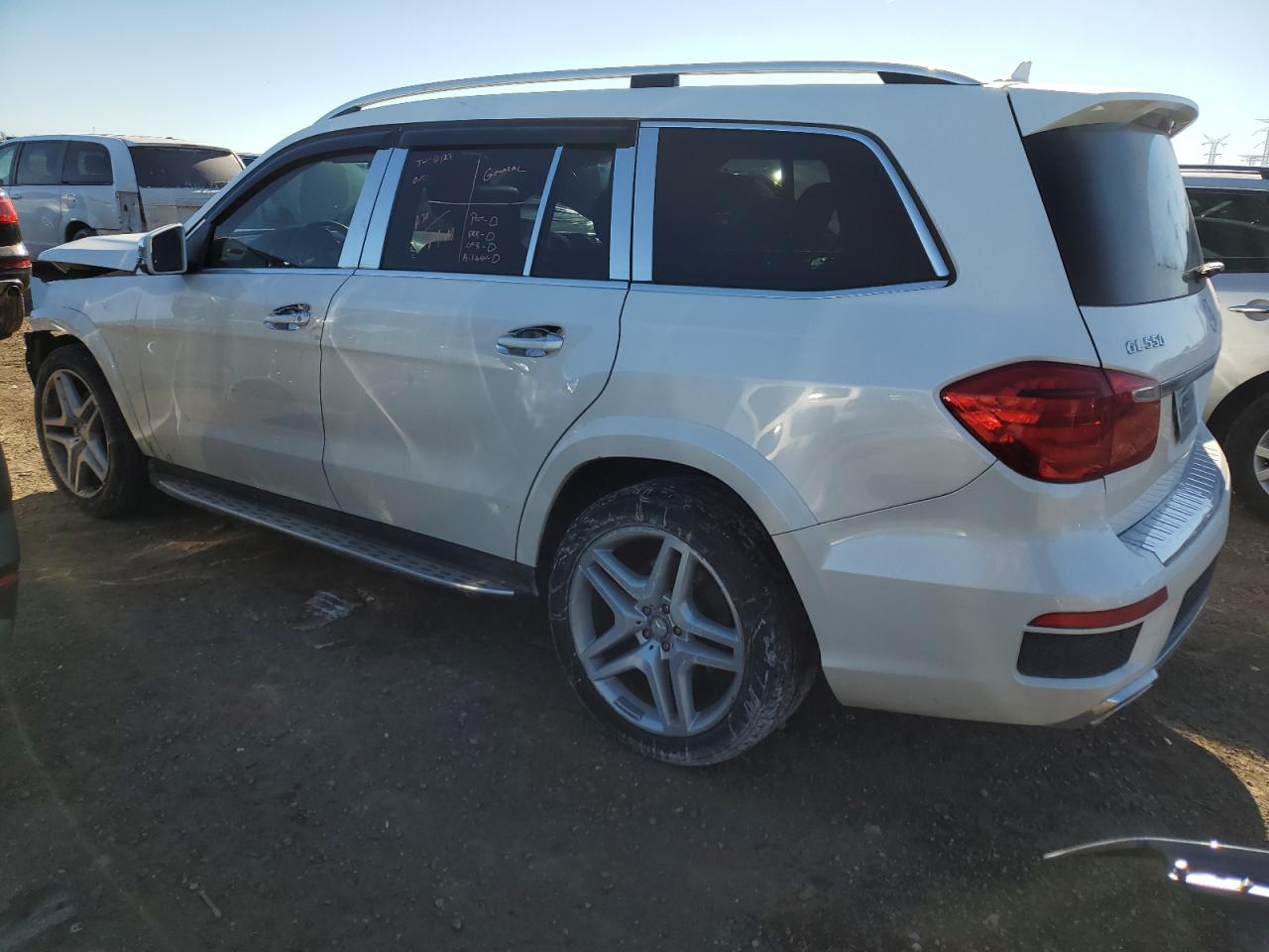 2014 Mercedes-Benz GL-klasse VIN 4JGDF7DE9EA321062 Copart auction photo, front end / side damage thumbnail 2