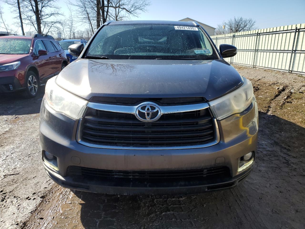 2014 Toyota Highlander VIN 5TDDKRFHXES006194 Copart auction photo, side / minor dent/scratches damage thumbnail 5