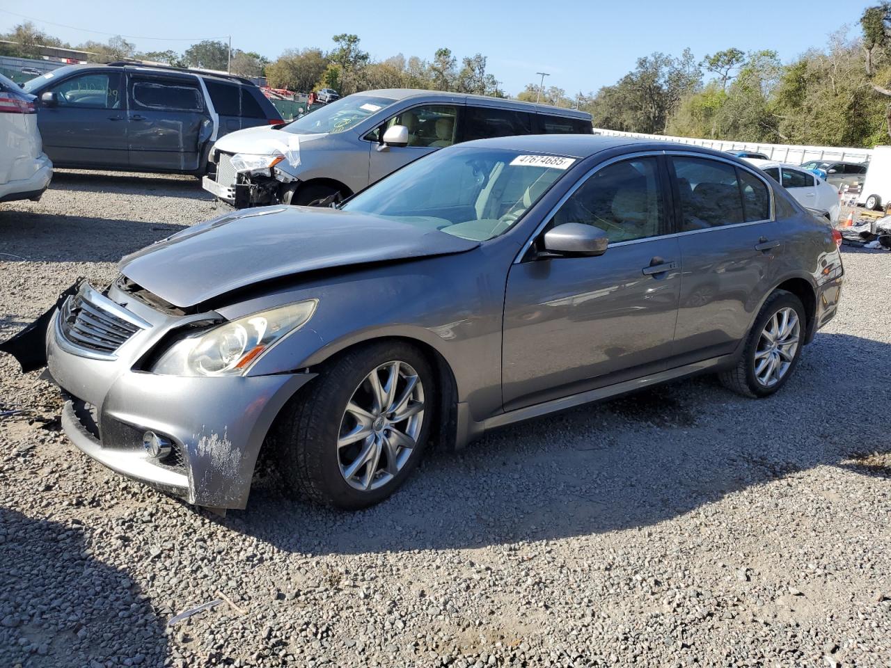 2012 Infiniti G VIN JN1CV6AR1CM679288 - Copart auction photo