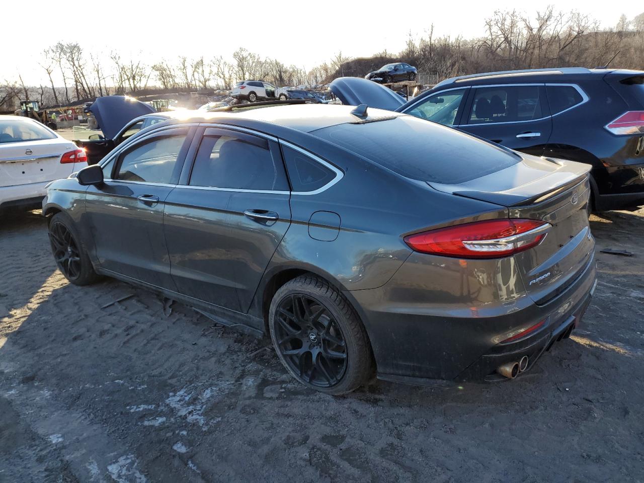 2020 Ford Fusion VIN 3FA6P0D9XLR120428 Copart auction photo, front end / minor dent/scratches damage thumbnail 2